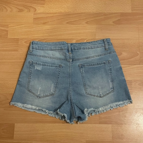 High Waisted Jean Shorts - Picture 6 of 6